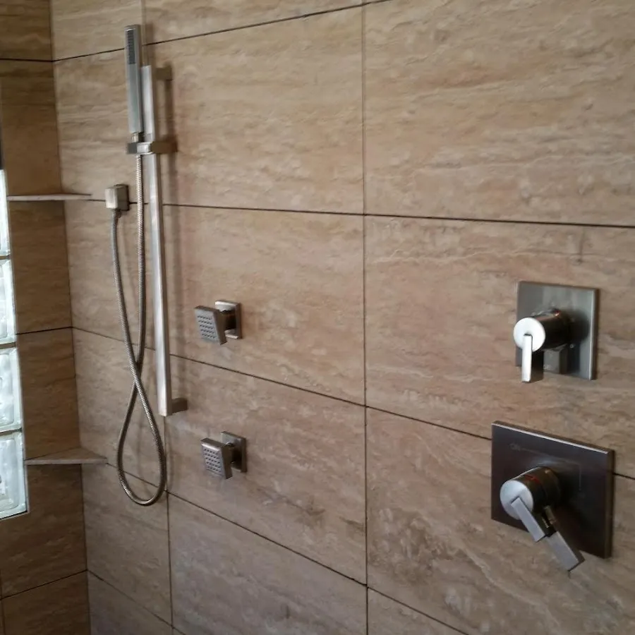 Shower fixture installation for Water Heater Replacement in Palm Valley